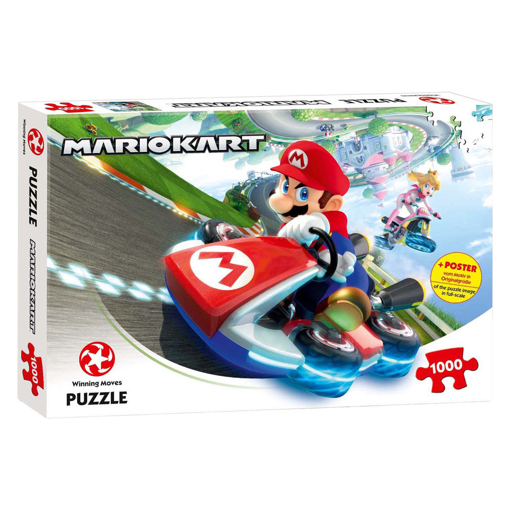 Identitätsspiele Puzzle Mario Kart Fun Racer, 1000 Teile.
