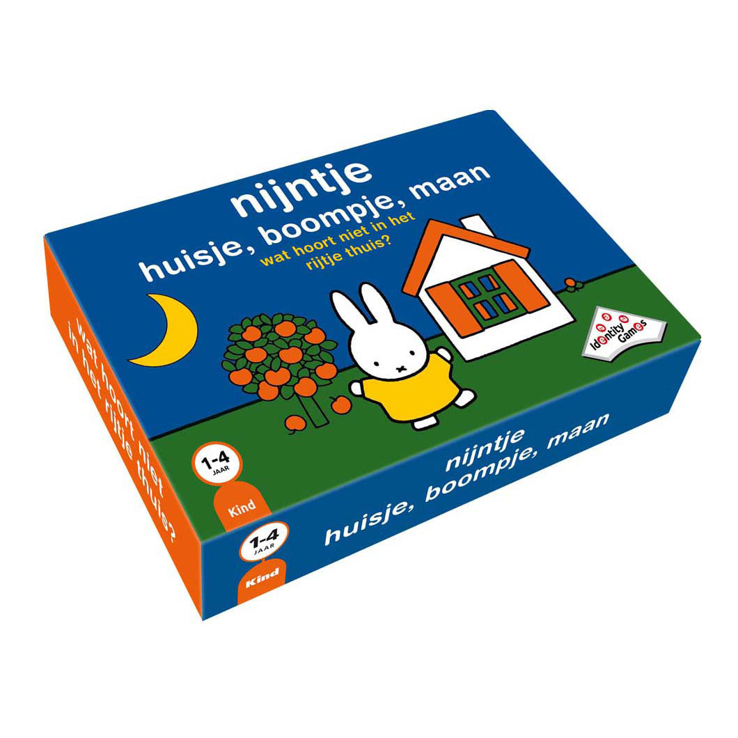 Identitätsspiele Miffy Haus, Baum, Mondkartenspiel