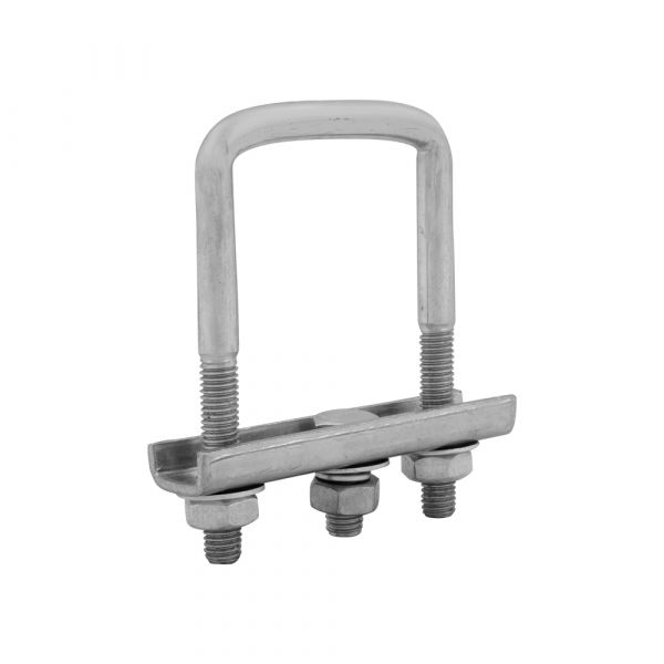 Klemmhalter 60 mm. Quadrat