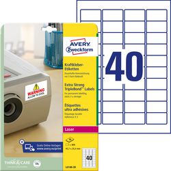 Multifunktionsetiketten avery zweckform l614020 800 Stück