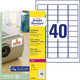Multifunktionsetiketten avery zweckform l614020 800 Stück