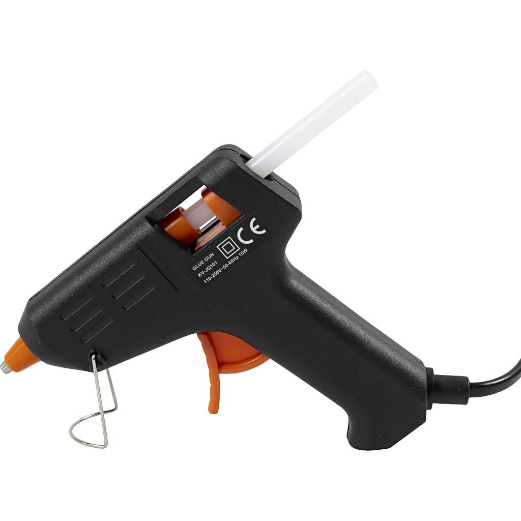 Creativ Company Mini-Klebepistole, 130 °C – niedrige Temperatur, ca. 150 cm Kordel, EU, 1 Stück