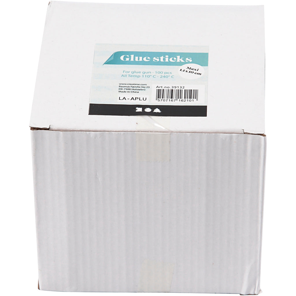 Creativ Company Klebepistolen-Nachfüllungen Maxi, L: 10 cm, D 11 mm, 100 Stück 1 Box