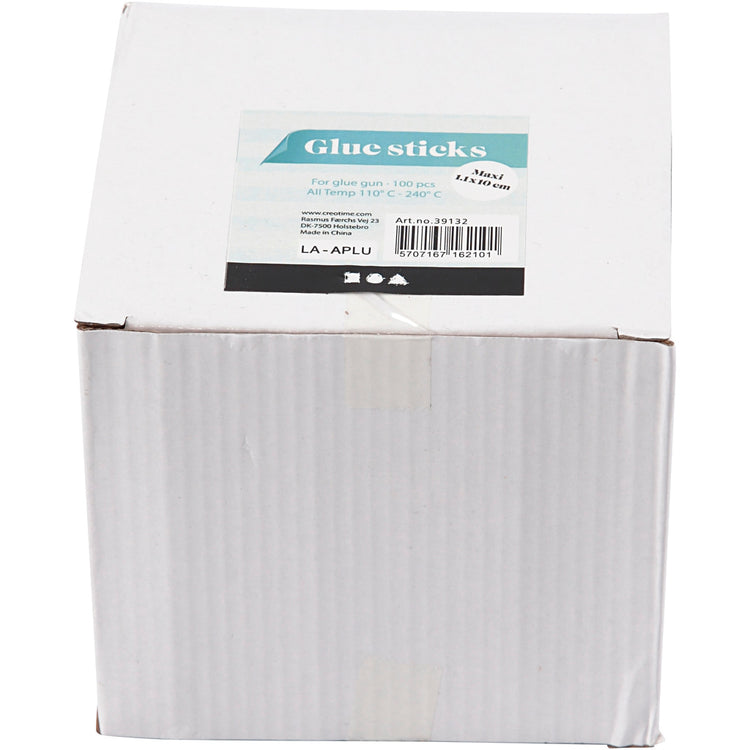 Creativ Company Klebepistolen-Nachfüllungen Maxi, L: 10 cm, D 11 mm, 100 Stück 1 Box