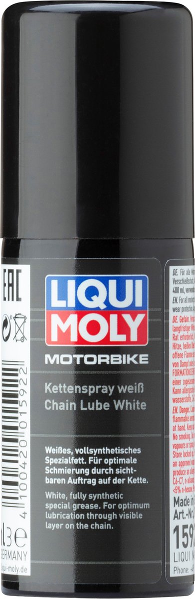 Liqui Moly 1592 Motorrad-Kettenspray weiß 50 ml