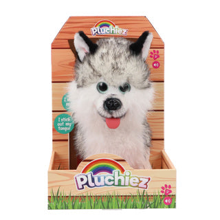 Plüsch-Hajko mit bellendem Husky und Auspuff