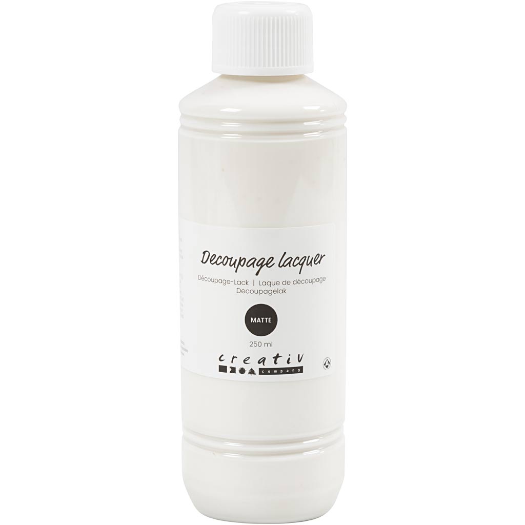 Creativ Company Decoupage-Lack, matt, 250 ml 1 Flasche