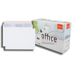 Briefumschläge Elco Office weiß 100 Stück 100 g m²