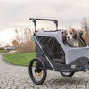 Trixie Dog Bike Cart falten grau