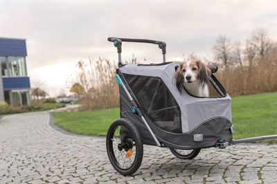 Trixie Dog Bike Cart falten grau