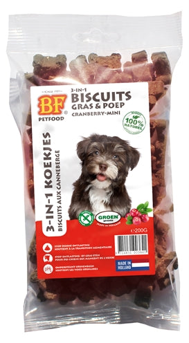 Biofood 3 in 1 Hundkeksen mit Cranberry Mini