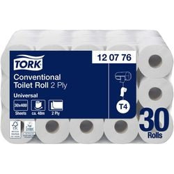 Toilettenpapier Tork T4 universal 2-lagig weiß