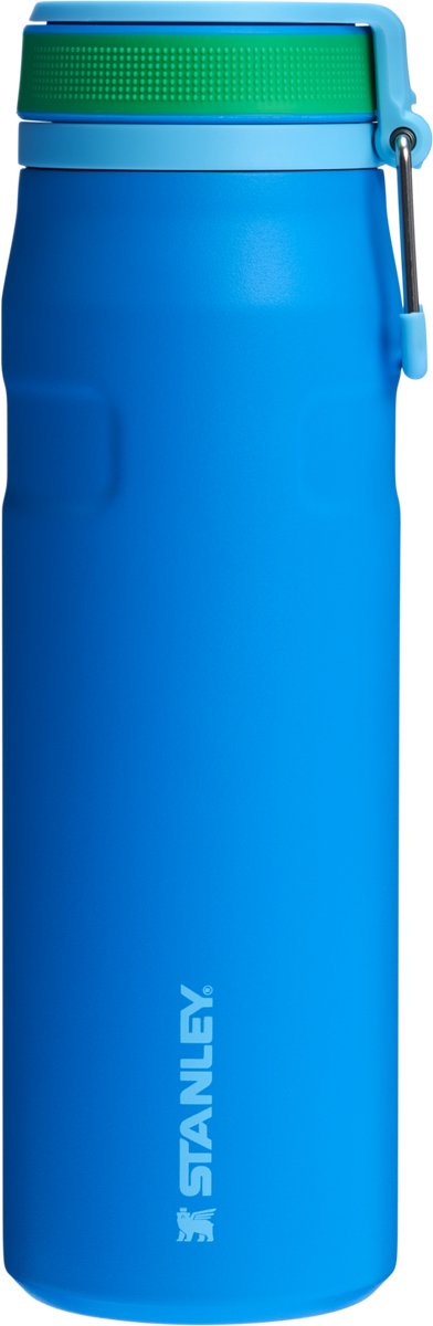 Stanley Twist Flip 2.0 Wasserflasche mit Drehverschluss mit Feder 0,7 l – 10 Stunden kalt – 2 Tage kalt mit Eis – Edelstahl-Trinkflasche – BPA-frei – auslaufsicher – spülmaschinenfest – Azurblau