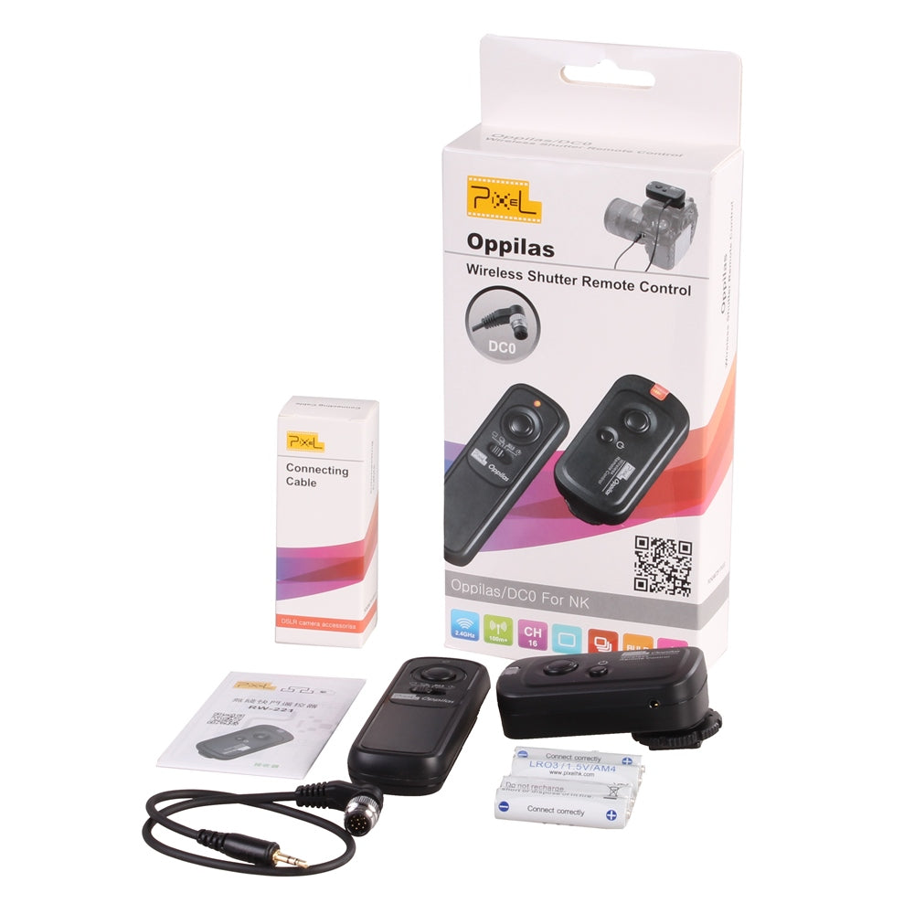Pixel Wireless Fernbedienung RW-221 DC0 Oppilas für Nikon