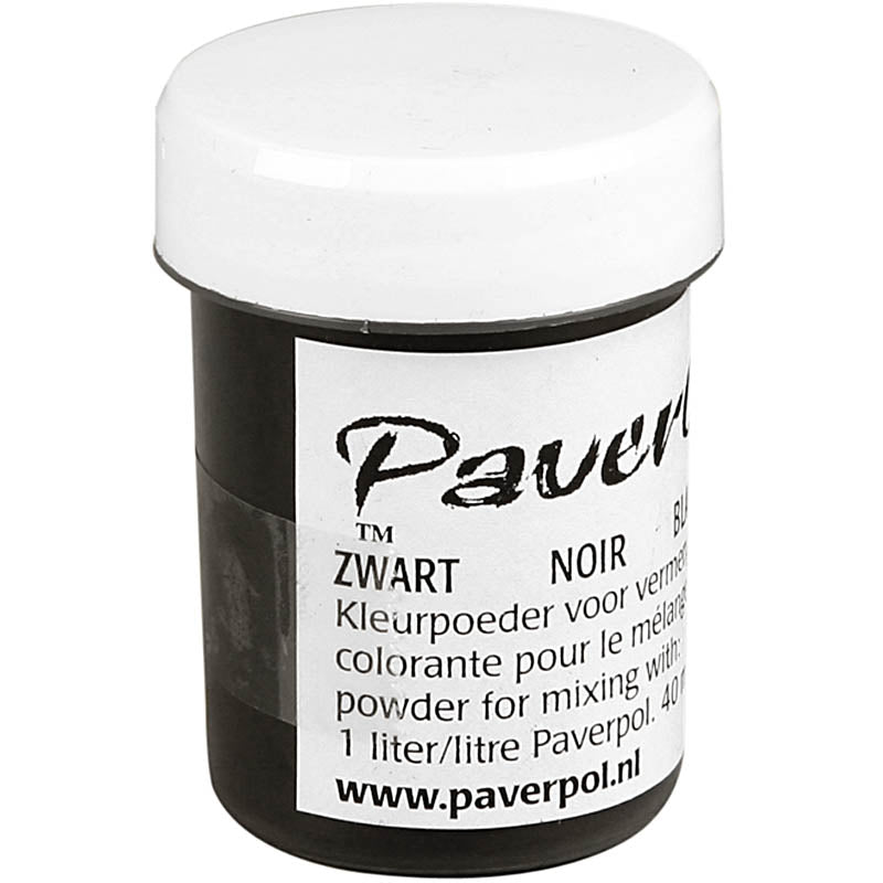 Pflasterfarbe, schwarz, 40 ml 1 Box