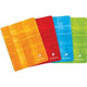 Geheftete Notizbücher 392 16,5x21cm sortiert kariert 5x5