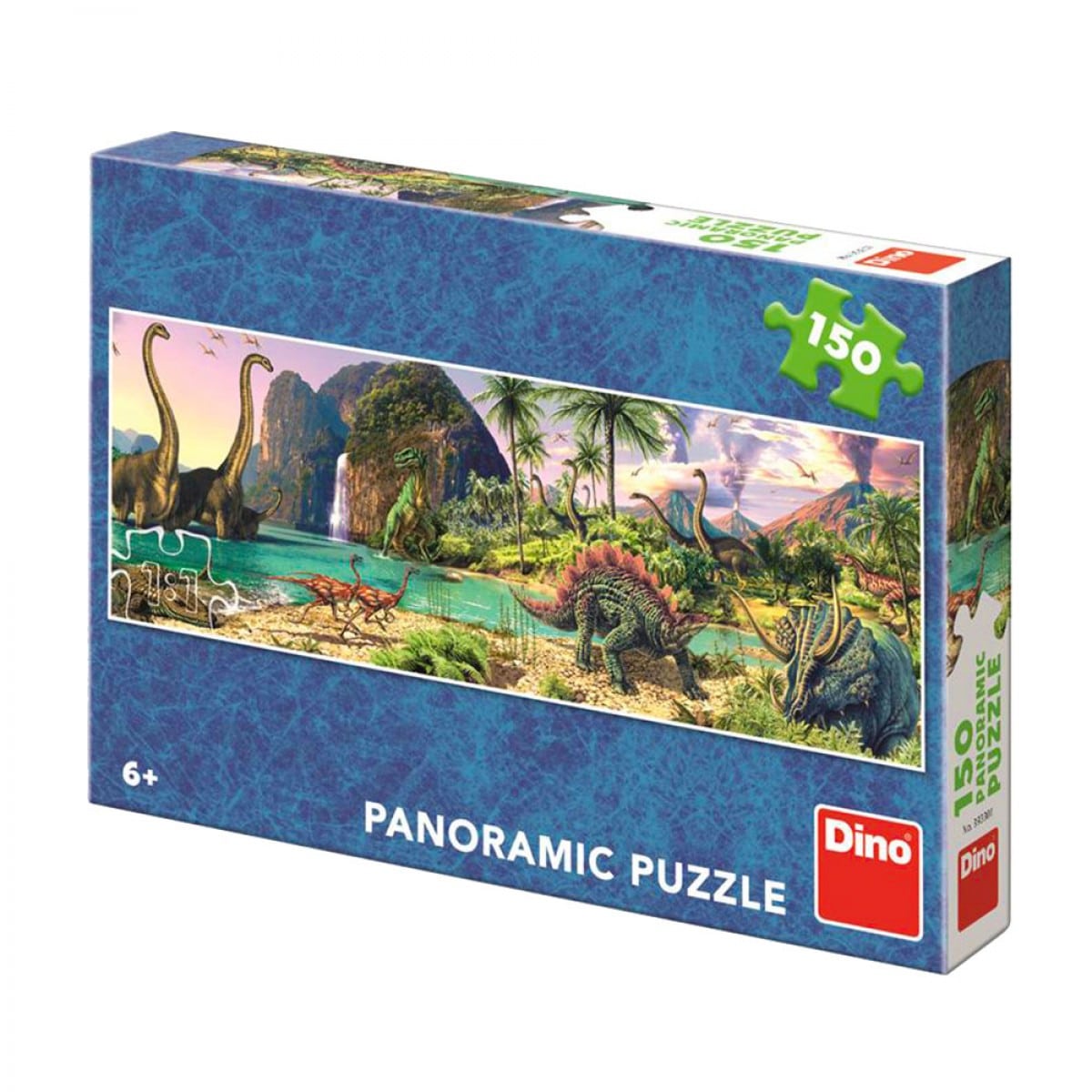 Dinosaurier -Panorama -Puzzle 150 Stücke