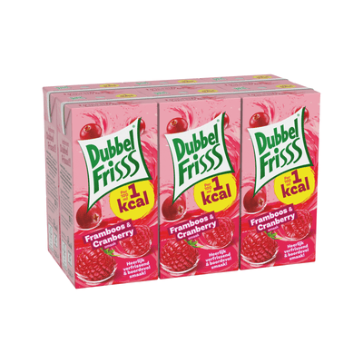 Dubbelfrisss Himbeer-Cranberry-Packung 5x 6er-Pack (200ml)