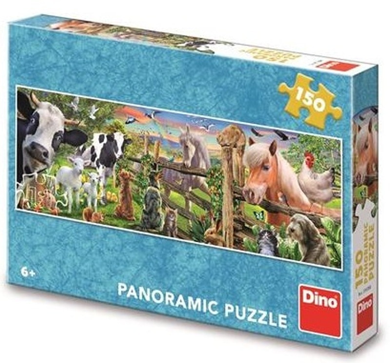 Puzzle -Tiere aus der Farm 150 Stücke