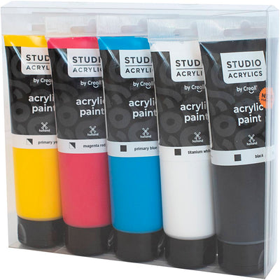 Creall Studio Acrylfarbe, 5x120ml