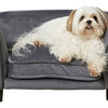 Verzaubertes Haustier Zauberer Hundekorb Sofa Coco dunkelgrau