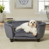 Verzaubertes Haustier Zauberer Hundekorb Sofa Coco dunkelgrau