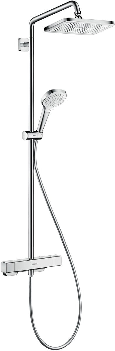 Hansgrohe Croma e Showerpipe 1jet mit Thermostat Chrom