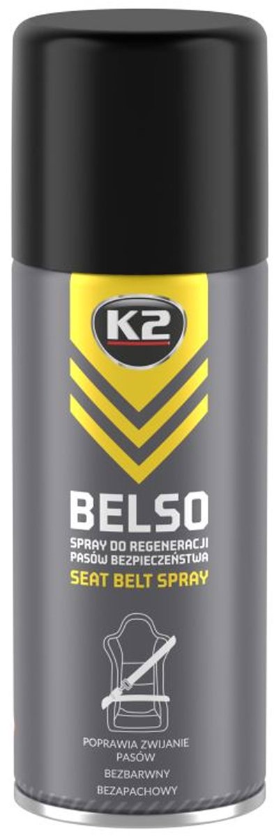 K2 b433 – Sicherheitsgurt-Regenerationsspray – 400 ml – UV-Schutz – antistatisch