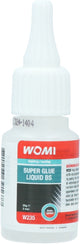 Womi Sekundenkleber W235 – 20 g transparent – schnell klebend – starke Multimaterialbindung