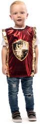 Kleine Abenteuer - Rotes Ritter-Anziehset - Größe S M (86-104)