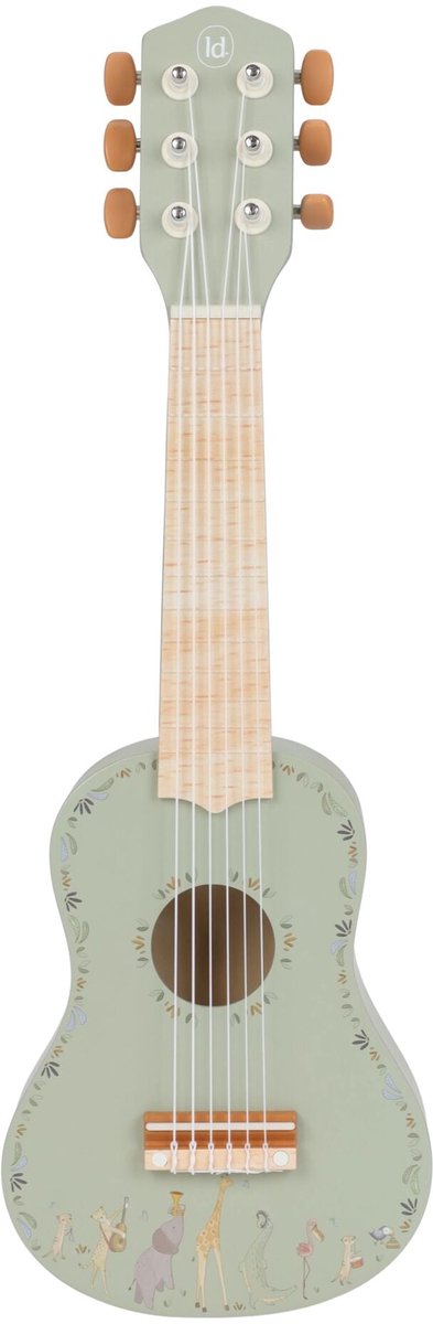 Little Dutch Holzgitarre – grün FSC – Safari-Freunde