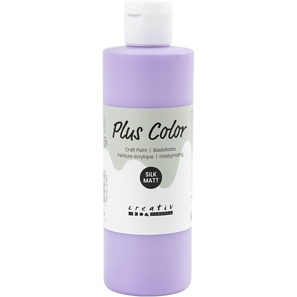 Plus Color Acrylfarbe, Violett, 250 ml 1 Flasche