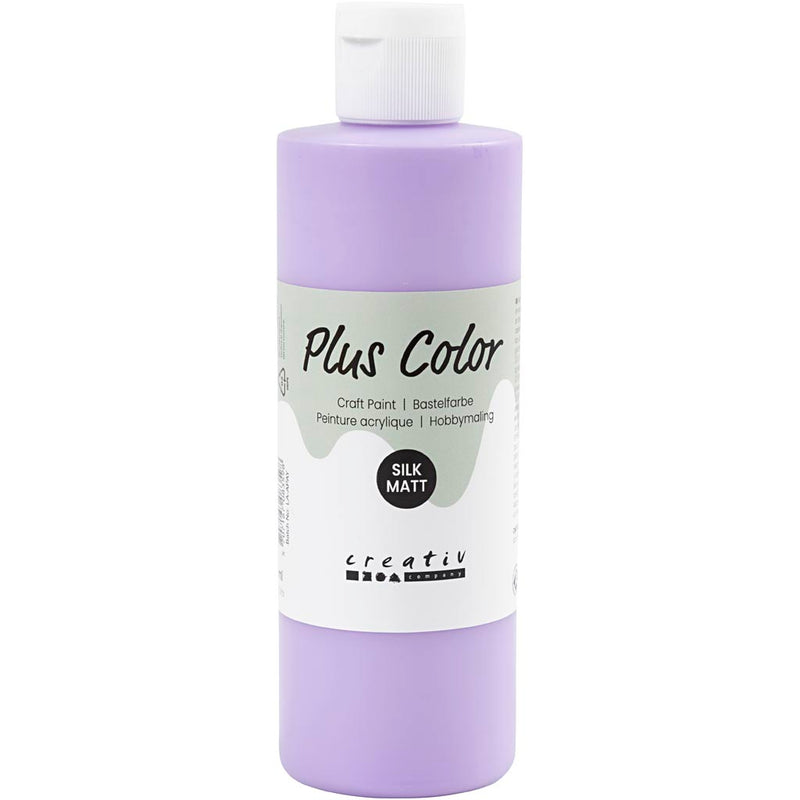 Plus Color Acrylfarbe, Violett, 250 ml 1 Flasche