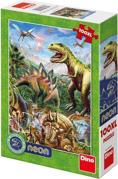 Puzzle leuchten in den dunklen Dinosaurier 100 xl Stücke