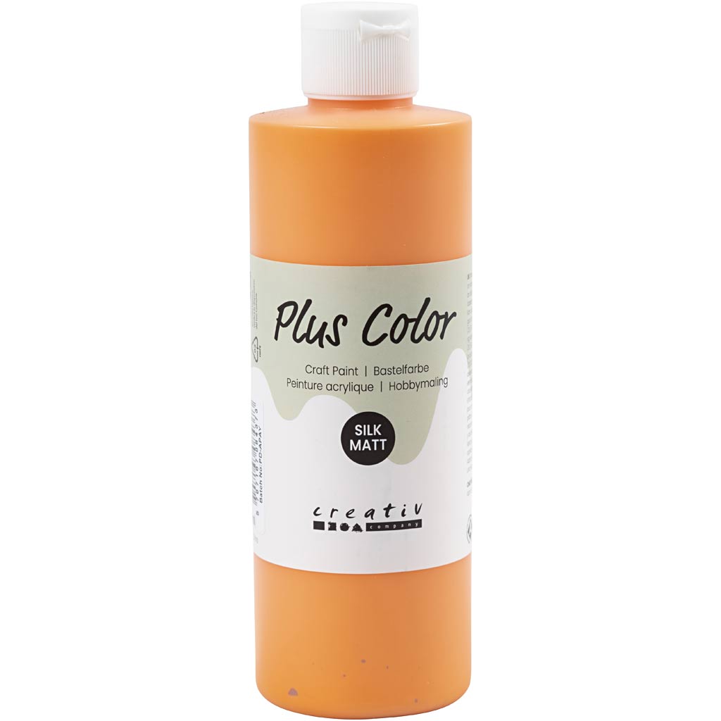 Plus Color Acrylfarbe, Kürbis, 250 ml 1 Flasche