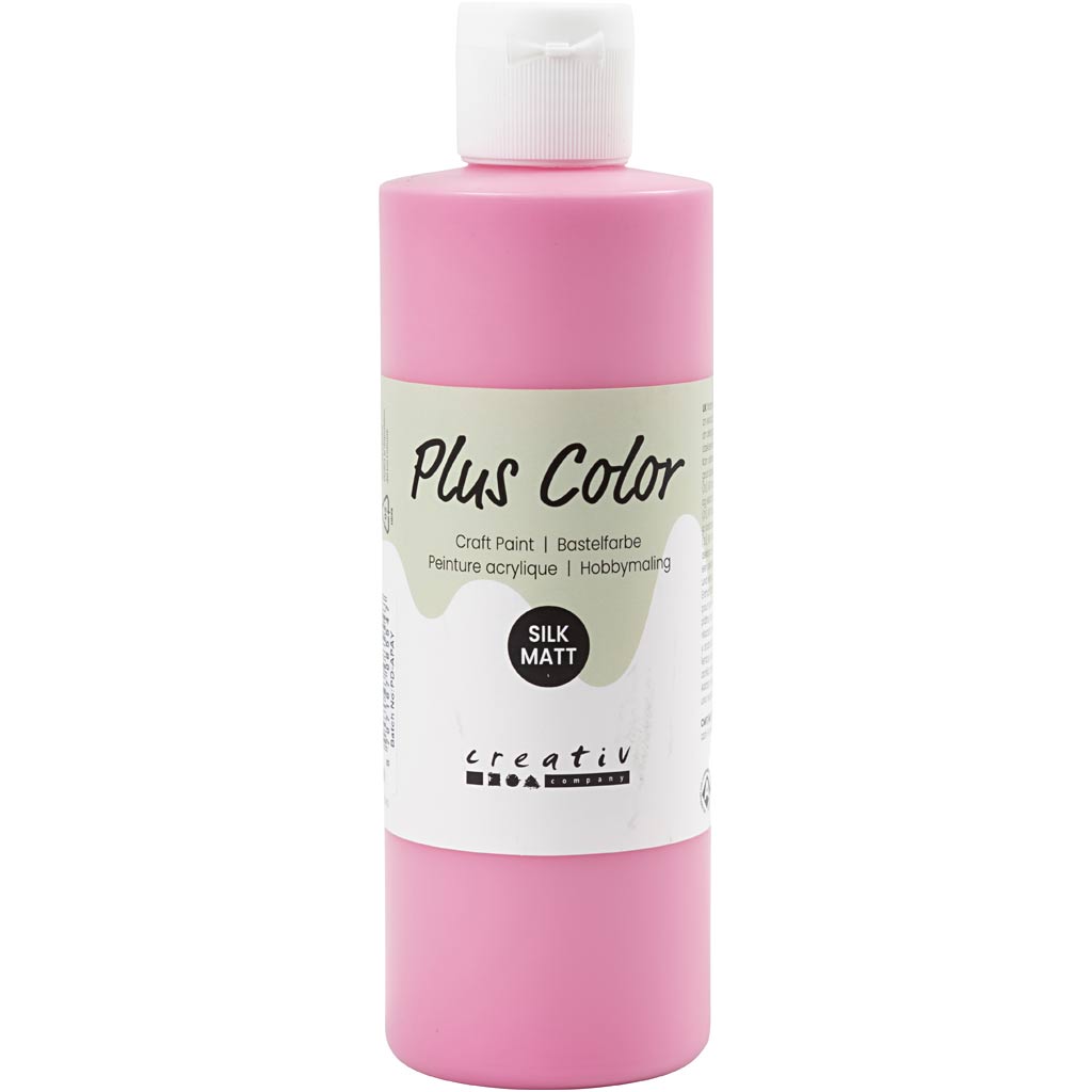 Plus Color Acrylfarbe, Fuchsia, 250 ml 1 Flasche