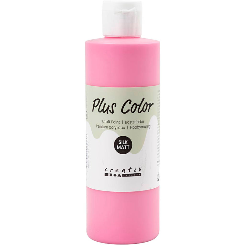 Plus Color Acrylfarbe, Fuchsia, 250 ml 1 Flasche
