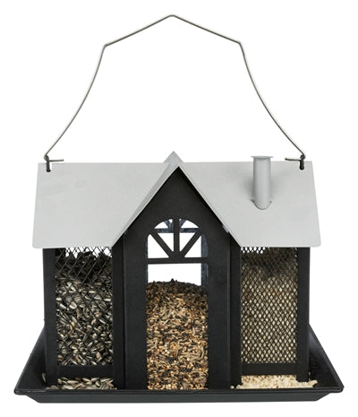 Trixie Feeding House Villa Metaal Schwarz