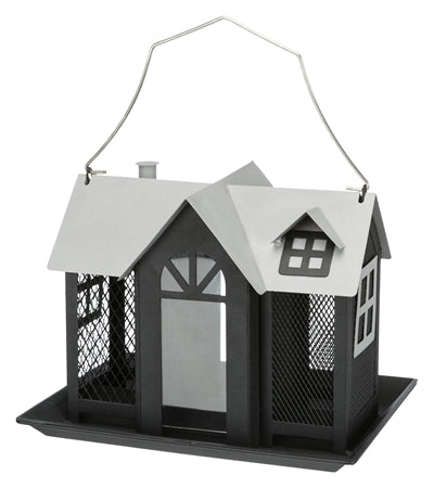 Trixie Feeding House Villa Metaal Schwarz