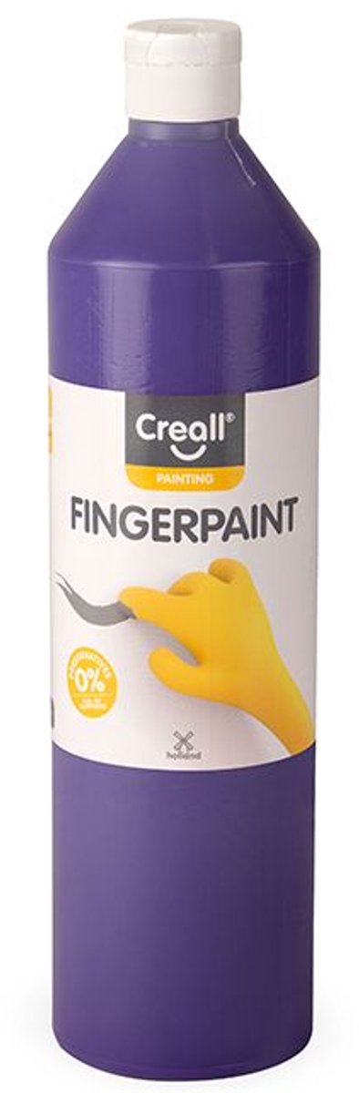 Creall Fingerfarbe Naturschutz -lila lila, 750 ml