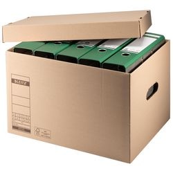Archivbox Leitz Karton braun