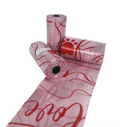 Croci Poo Taschen Pink mit Herzen