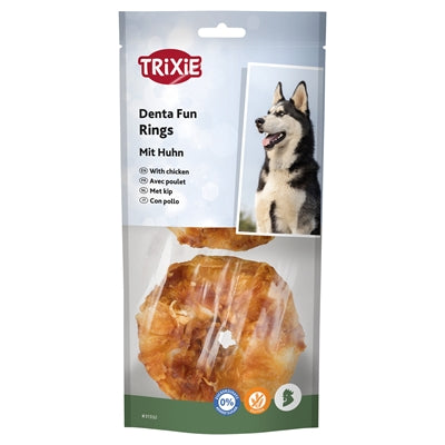 Trixie Denta Spaß beim Kauen von Ring Hühnchen