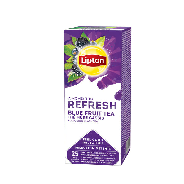 Lipton Feel Good Selection Schwarztee Blaubeere Brombeeren (6x 25 Stück)