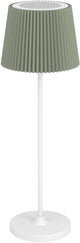 Eglo Leonero Tischleuchte - wiederaufladbar - LED - 37 cm - weiß grün - einstellbares weißes Licht - kabellos - dimmbar