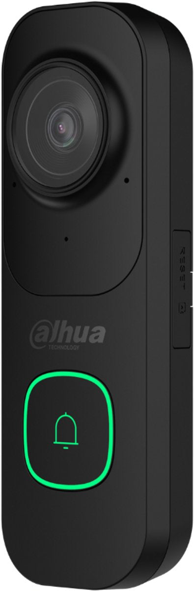 Dahua intelligente WLAN-Türklingel mit Kamera schwarz, keine Abonnementkosten