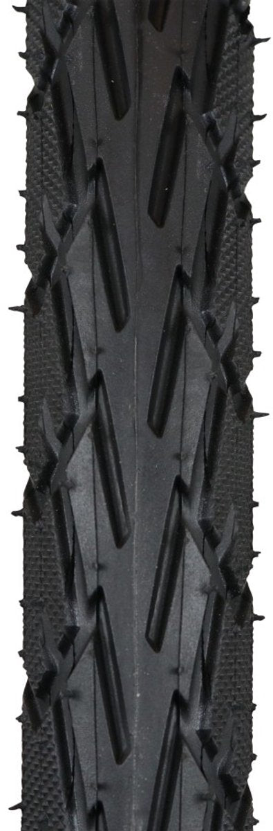 Dresco Outdoor-Reifen Straße – Reifengröße 24 x 1,75 – ETRTO-Größe 47–507 – sichere Reflexion – optimaler Grip bei allen Wetterbedingungen – geringer Rollwiderstand – hohe Pannensicherheit – optimaler Grip – Schwarz