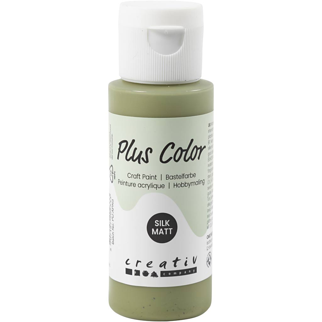 Plus Color Acrylfarbe, Eukalyptus, 60 ml 1 Flasche