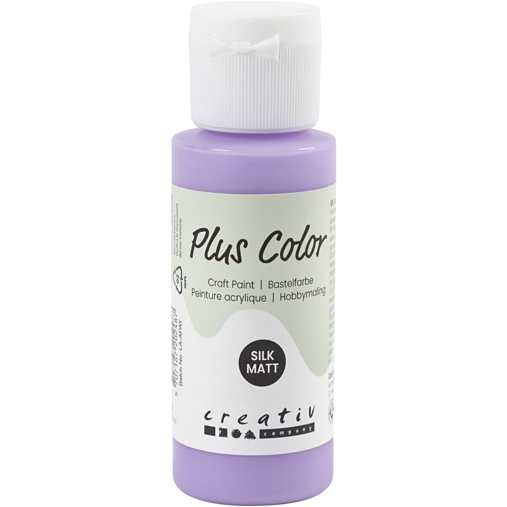 Plus Color Acrylfarbe, violett, 60 ml 1 Flasche
