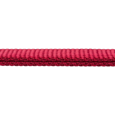 Trixie Dog -Leine Premium Doppel -stichigte einstellbare Rot